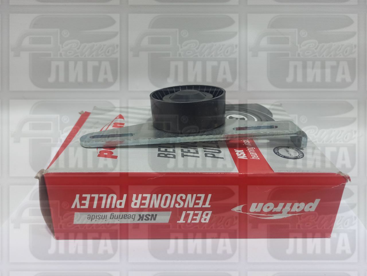 Подшипник натяжной ремня генератора с кронштейном Лада Ларгус 8V K7M PT36091 "Patron"