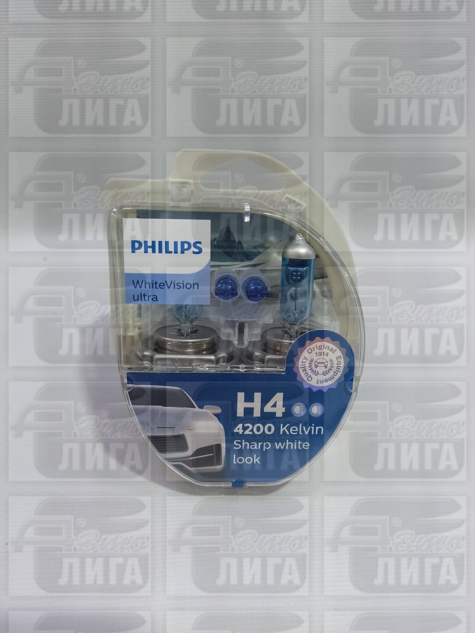 лампы H4 60/55w  White Vision Philips