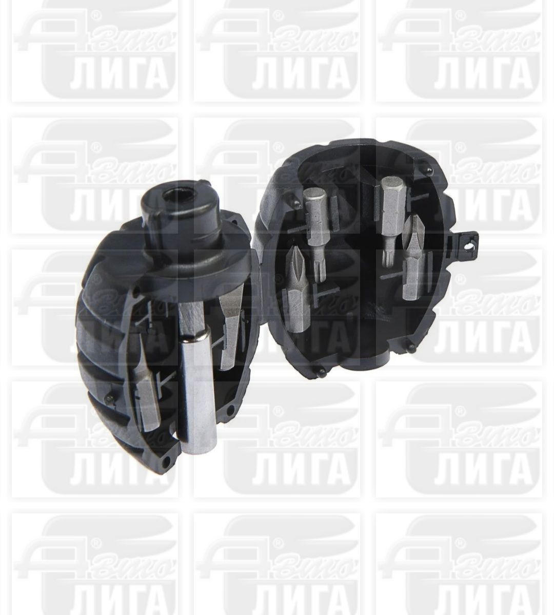 Отвертка с набором бит TUNDRA "граната", 6 бит 749293