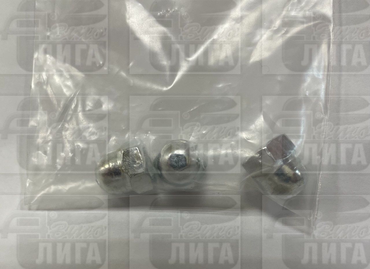 Гайка колпачковая М10 ( фасовка 3 шт ) DIN1587 Хват 28610-2