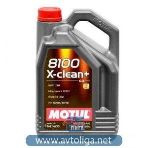 Моторное масло Motul 8100X-Clean+ 5W30 