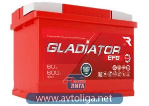 Аккумуляторы GLADIATOR EFB.