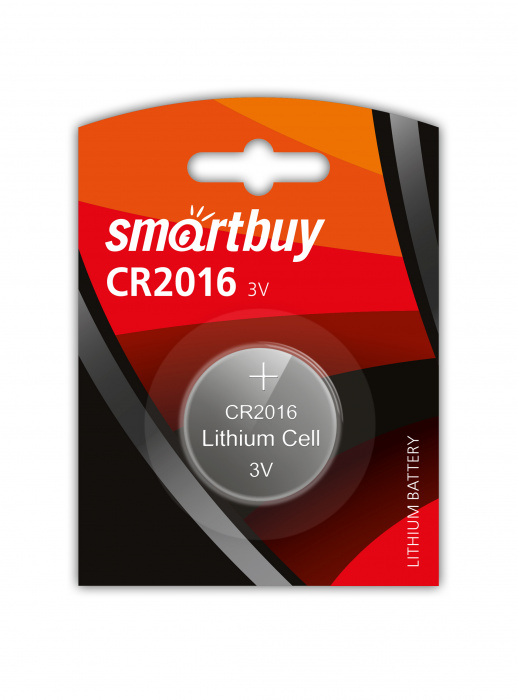 Батарейка Smartbuy CR2016/5B