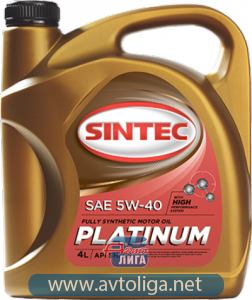  Моторное масло SINTEC PLATINUM SAE 5W-40