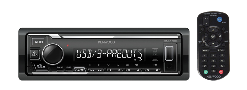 Автомагнитола Kenwood KMM-106