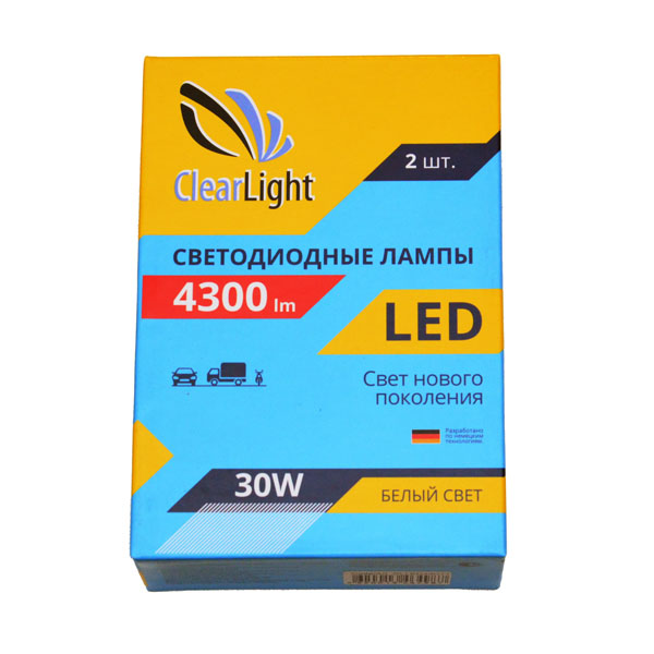 Лампа LED Clearlight H1 4300 lm 2 шт.