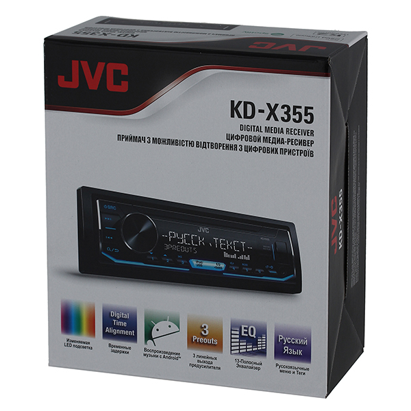 Автомагнитола JVC KD-X355